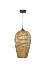 Double Layer Bamboo Vase Pendant Light 36cm - Image 2