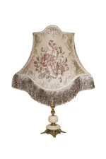 Majestic Marble and Brass Heritage Lamp - Image 3